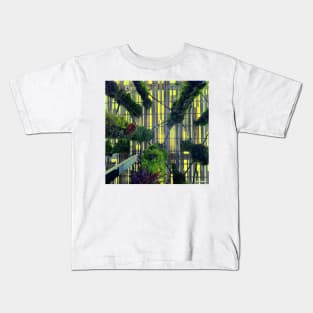 miami museum garden ecopop floral landscape photograph Kids T-Shirt